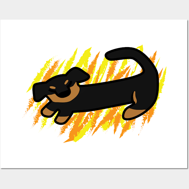 The Dachshund King Wall Art by inotyler